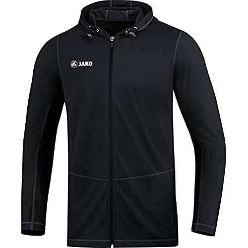 JAKO Herren Kapuzenjacke Run 2.0, schwarz, M, 6875 JAKO Herren Kapuzenjacke Run 2.0, schwarz, M, 6875 von JAKO