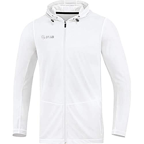 JAKO Herren Kapuzenjacke Run 2.0, weiß, XL, 6875 von JAKO