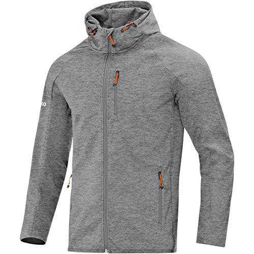 JAKO Herren Softshell-jacken Softshelljacke Light, grau meliert, XXL, 7605 von JAKO