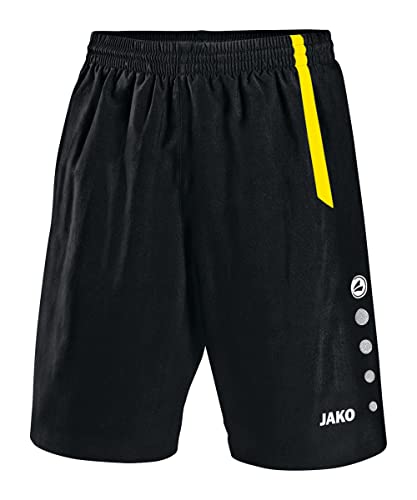 JAKO Herren Sporthose Turin, Schwarz/Citro, M, 4462 JAKO Herren Sporthose Turin, Schwarz/Citro, M, 4462 von JAKO