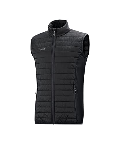 JAKO Herren Quiltet vest Premium Sonstige Jacke, Schwarz, M EU JAKO Herren Quiltet vest Premium Sonstige Jacke, Schwarz, M EU von JAKO
