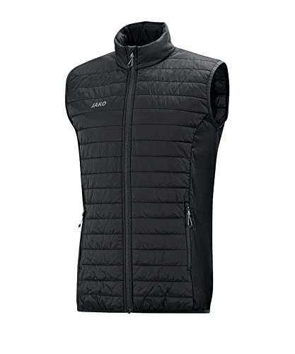 JAKO Herren Quiltet vest Premium Sonstige Jacke, Schwarz, S EU JAKO Herren Quiltet vest Premium Sonstige Jacke, Schwarz, S EU von JAKO