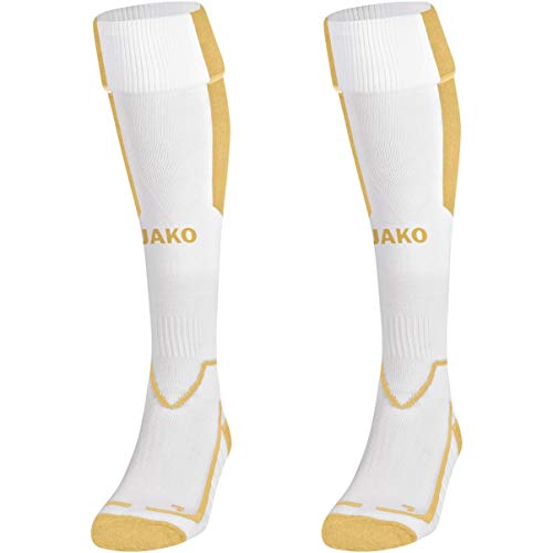 JAKO Herren Stutzenstrümpfe Lazio, weiß/gold, 43-46, 3866 JAKO Herren Stutzenstrümpfe Lazio, weiß/gold, 43-46, 3866 von JAKO