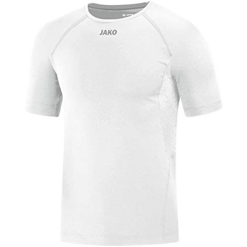 JAKO Herren Compression 2.0 T shirt, Weiß, M EU JAKO Herren Compression 2.0 T shirt, Weiß, M EU von JAKO