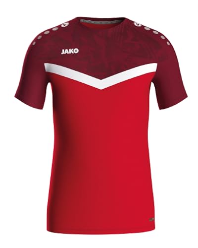 JAKO Herren Iconic T-Shirt, Rot/Weinrot, XL EU JAKO Herren Iconic T-Shirt, Rot/Weinrot, XL EU von JAKO