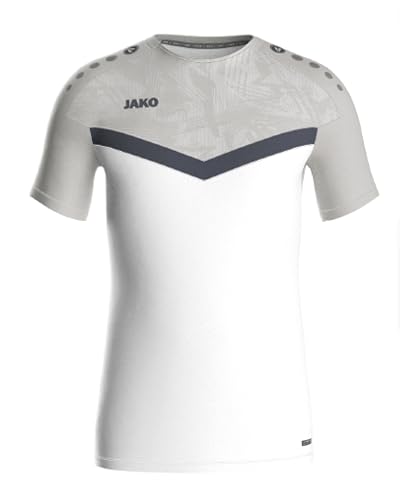 JAKO Herren Iconic T-Shirt, Weiß/Soft Grey/Anthra Light, S EU JAKO Herren Iconic T-Shirt, Weiß/Soft Grey/Anthra Light, S EU von JAKO