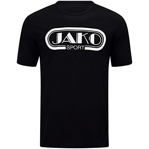 JAKO Herren T-Shirt Retro, Schwarz, S von JAKO