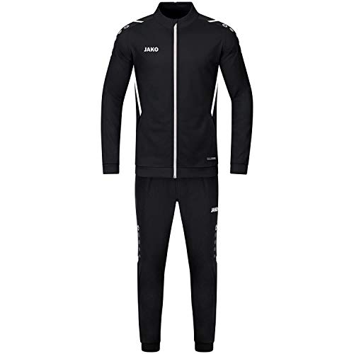 JAKO Herren Trainingsanzug Polyester Challenge, Schwarz/Weiß, M von JAKO