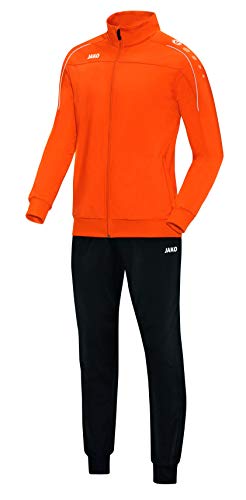 JAKO Herren Trainingsanzug Polyester Classico, neonorange, M, M9150 von JAKO