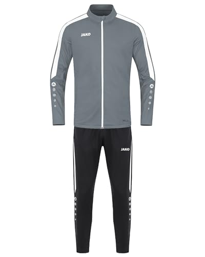 JAKO Herren Trainingsanzug Polyester Power, Steingrau, M JAKO Herren Trainingsanzug Polyester Power, Steingrau, M von JAKO