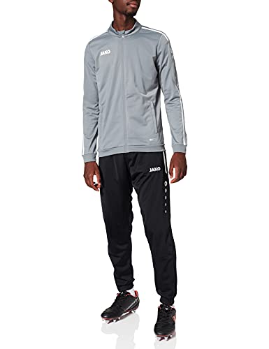 JAKO Herren Trainingsanzug Polyester Striker 2.0, steingrau/weiß, XL, M9119 von JAKO