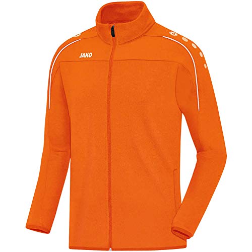 JAKO Herren Trainingsjacke Classico mit Durchgehendem Rv, neonorange, L, 8750 von JAKO