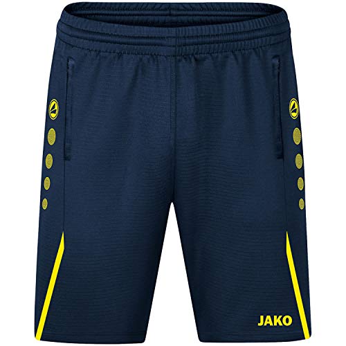 JAKO Herren Trainingsshorts Challenge, Marine/Neongelb, XXL von JAKO