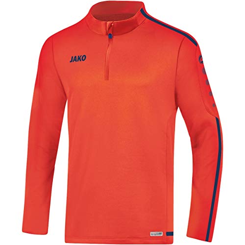 JAKO Herren Trainingsziptop Striker 2.0, flame/navy, M, 8619 JAKO Herren Trainingsziptop Striker 2.0, flame/navy, M, 8619 von JAKO