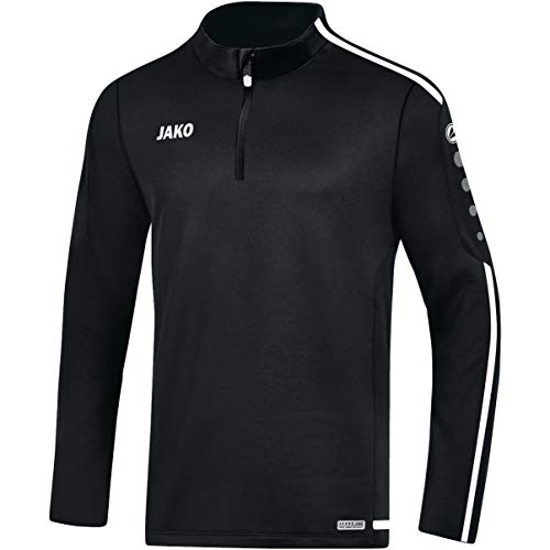 JAKO Herren Trainingsziptop Striker 2.0, schwarz/weiß, XXL, 8619 von JAKO