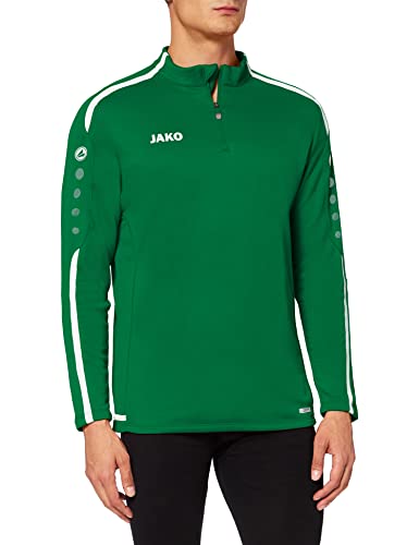 JAKO Herren Trainingsziptop Striker 2.0, sportgrün/weiß, XXL, 8619 von JAKO