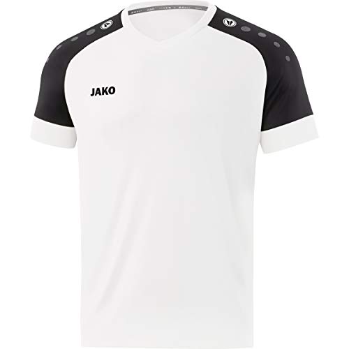 JAKO Herren Trikot Champ 2.0 KA, weiß/schwarz, XXL, 4220 von JAKO