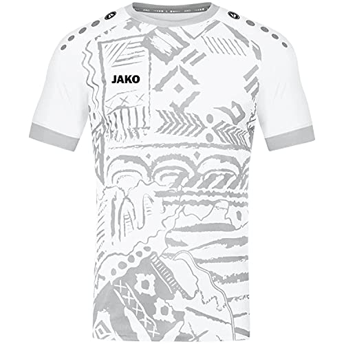 JAKO Herren Tricot Trikot Tropicana, Weiß/Silbergrau, XXL EU von JAKO