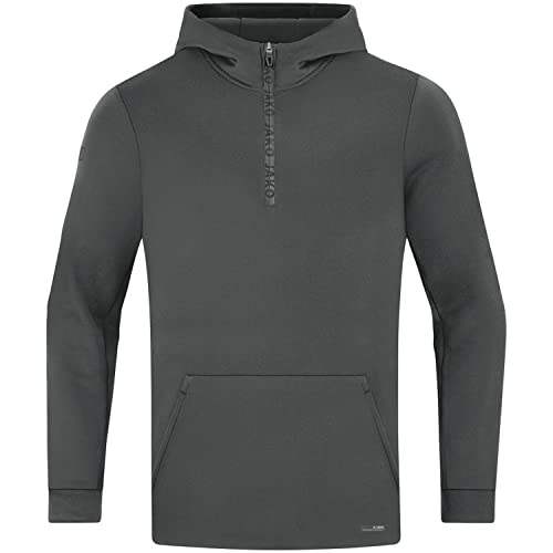 JAKO Herren Zip Hoodie Pro Casual, Aschgrau, XXL von JAKO