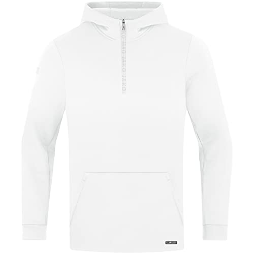 JAKO Herren Zip Hoodie Pro Casual, Weiß, S von JAKO