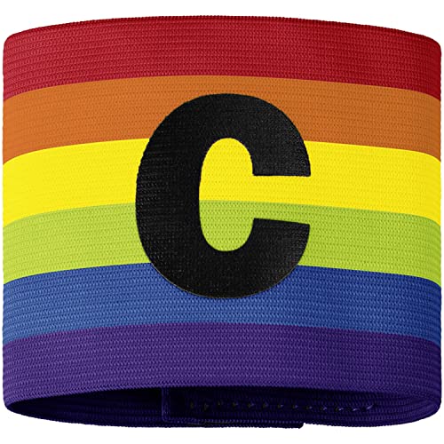 JAKO Unisex Kapitänsbinde, Regenbogen, L-XL JAKO Unisex Kapitänsbinde, Regenbogen, L-XL von JAKO