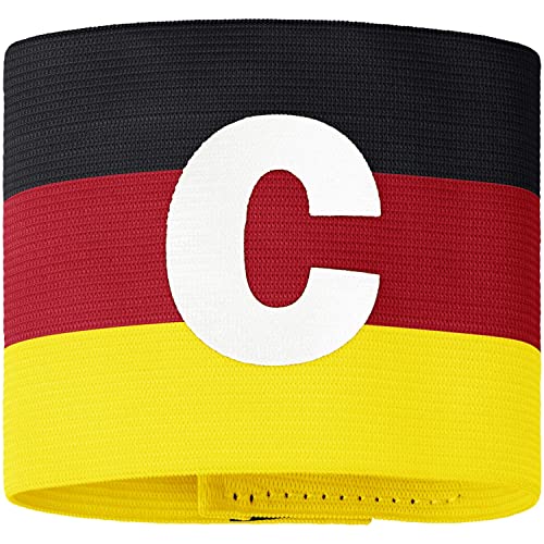 JAKO Unisex Kapitänsbinde, Schwarz/Rot/Gelb, S-M JAKO Unisex Kapitänsbinde, Schwarz/Rot/Gelb, S-M von JAKO
