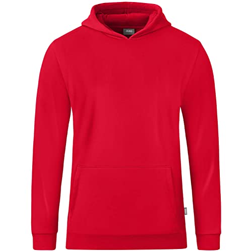 JAKO Kids Hoodies Kapuzensweat Organic, Rot, C6720-100, 152 von JAKO