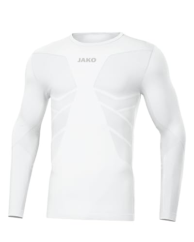 JAKO Unisex Kinder Comfort 2.0 Longsleeve, Weiß, 3XS EU von JAKO