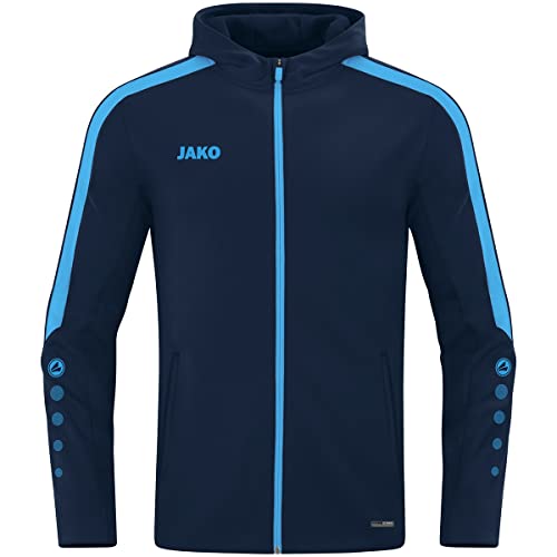 JAKO Kinder Kapuzenjacke Power, Marine/Skyblue, 164 JAKO Kinder Kapuzenjacke Power, Marine/Skyblue, 164 von JAKO