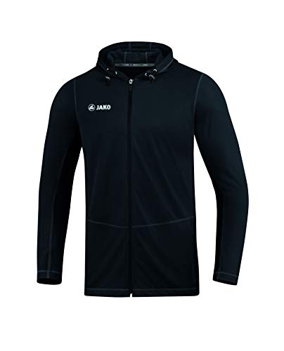 JAKO Kinder Kapuzenjacke Run 2.0, schwarz, 164, 6875 JAKO Kinder Kapuzenjacke Run 2.0, schwarz, 164, 6875 von JAKO