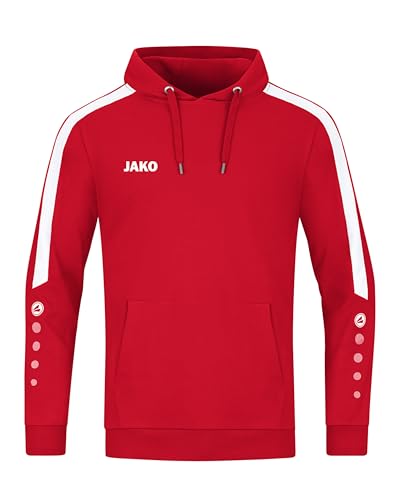JAKO Kinder Kapuzensweatshirt Power, Rot, 140 JAKO Kinder Kapuzensweatshirt Power, Rot, 140 von JAKO