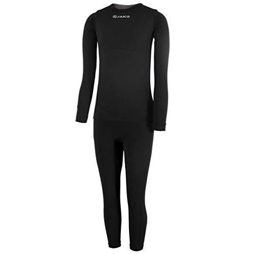JAKO Kinder Kinderset Underwear Unterwäsche, Schwarz, 164/176 JAKO Kinder Kinderset Underwear Unterwäsche, Schwarz, 164/176 von JAKO