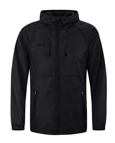 JAKO Kinder Lightweightjacke Light Flow, schwarz, 152 von JAKO