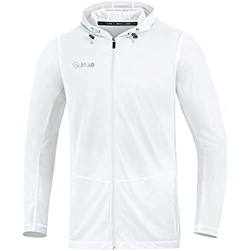JAKO Kinder Kapuzenjacke Run 2.0, weiß, 152, 6875 JAKO Kinder Kapuzenjacke Run 2.0, weiß, 152, 6875 von JAKO