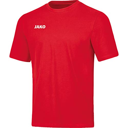 JAKO Unisex Kinder Teamline Base T-Shirt, Rot, 128 EU von JAKO