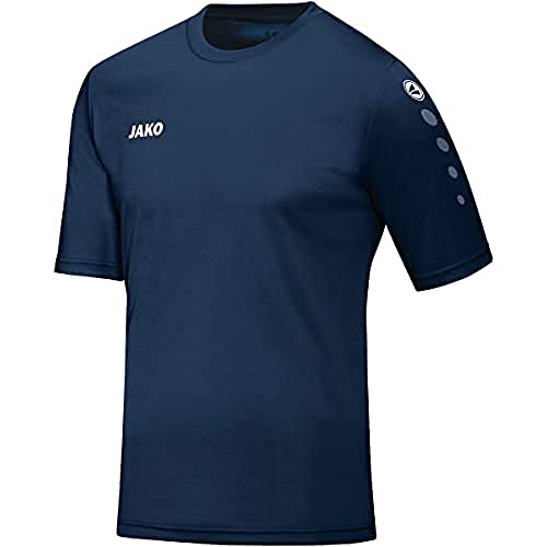 JAKO Unisex Kinder Team (Kurzarm) Fußballtrikot, Navy, 104 EU JAKO Unisex Kinder Team (Kurzarm) Fußballtrikot, Navy, 104 EU von JAKO