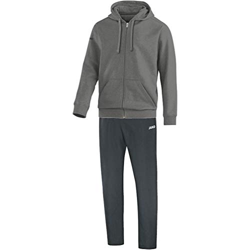 JAKO Kinder Jogginganzug Freizeit Team mit Kapuze, anthrazit, 152, M9733 von JAKO