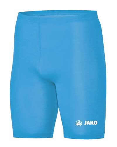 JAKO Unterziehhose Kinder Tight Basic 2.0 Skyblue 116 - Elastische Fahrradhose Kinder aus Polyester, Radlerhose Kinder mit elastischem Bund, Thermohose von JAKO