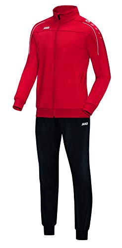 JAKO Kinder Trainingsanzug Polyester Classico, rot, 128, M9150 von JAKO