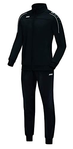 JAKO Kinder Trainingsanzug Polyester Classico, schwarz, 116, M9150 JAKO Kinder Trainingsanzug Polyester Classico, schwarz, 116, M9150 von JAKO