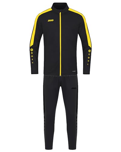JAKO Kinder Trainingsanzug Polyester Power, Schwarz/Citro, 116 JAKO Kinder Trainingsanzug Polyester Power, Schwarz/Citro, 116 von JAKO