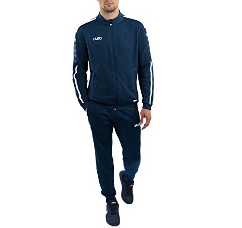 JAKO Kinder Trainingsanzug Polyester Striker 2.0, marine/weiß, 116, M9119 JAKO Kinder Trainingsanzug Polyester Striker 2.0, marine/weiß, 116, M9119 von JAKO