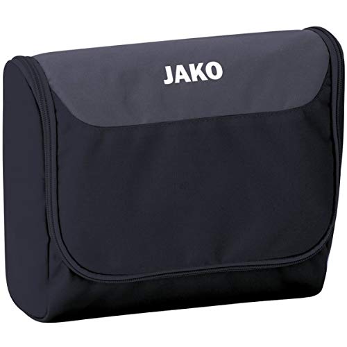 JAKO Kulturbeutel Striker Kulturtasche, 25 cm, 5 L, Schwarz/Grau von JAKO