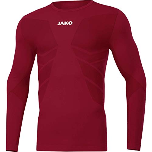 JAKO Longsleeve Comfort 2.0, Größe:XS, Farbe:weinrot JAKO Longsleeve Comfort 2.0, Größe:XS, Farbe:weinrot von JAKO
