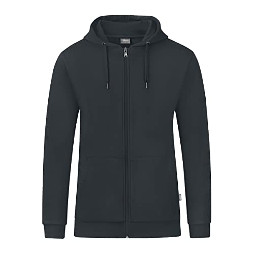 Jako Men Basic-/Kapuzen-Jacke Kapuzenjacke Organic, Anthrazit, C6820-830, 4XL Jako Men Basic-/Kapuzen-Jacke Kapuzenjacke Organic, Anthrazit, C6820-830, 4XL von JAKO