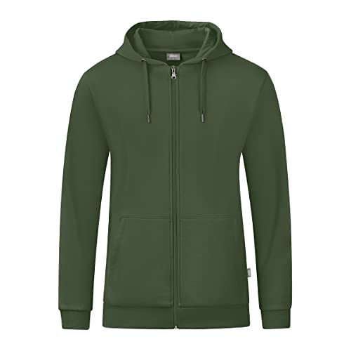 Jako Men Basic-/Kapuzen-Jacke Kapuzenjacke Organic, Oliv, C6820-240, 3XL von JAKO