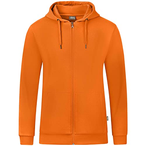 Jako Men Basic-/Kapuzen-Jacke Kapuzenjacke Organic, Orange, C6820-360, 4XL von JAKO