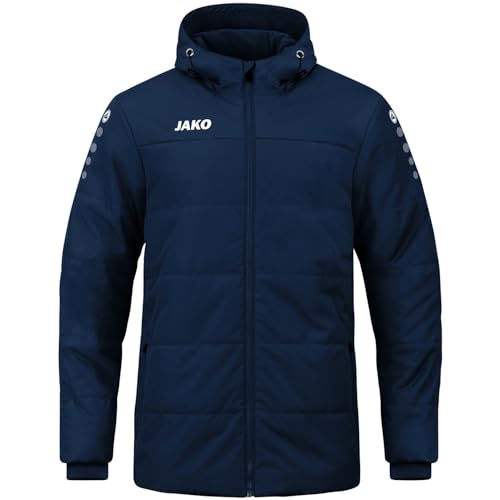 JAKO Herren Coachjacke Team mit Kapuze, Marine, 3XL von JAKO