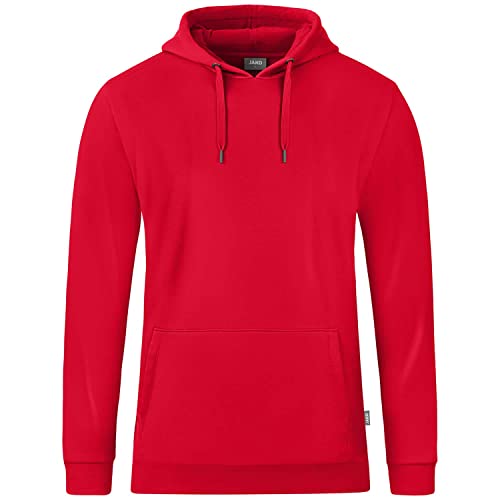 JAKO Men Hoodies Kapuzensweat Organic, Rot, C6720-100, S von JAKO