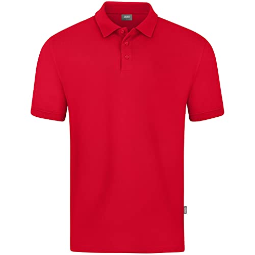 JAKO Men Polo Doubletex, Rot, C6330-100, XL von JAKO